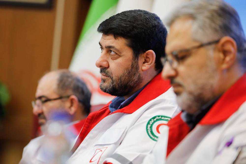 مراسم تودیع و معارفه رییس سازمان امداد و نجات جمعیت هلال احمر